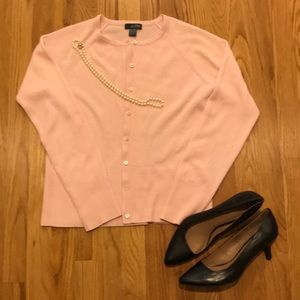 Pink Cashmere Cardigan!